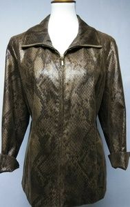 Alfred Dunner, 14, "snake skin" jacket.